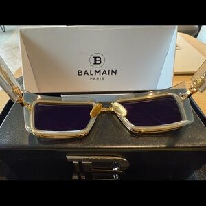 Balmaiin and BoucheronGold Sunglasses